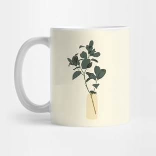 Lovely Still Life Modern Minimalistic Illustration Mug